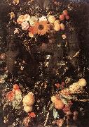 HEEM, Jan Davidsz. de Fruit and Flower Still-life dg Germany oil painting reproduction